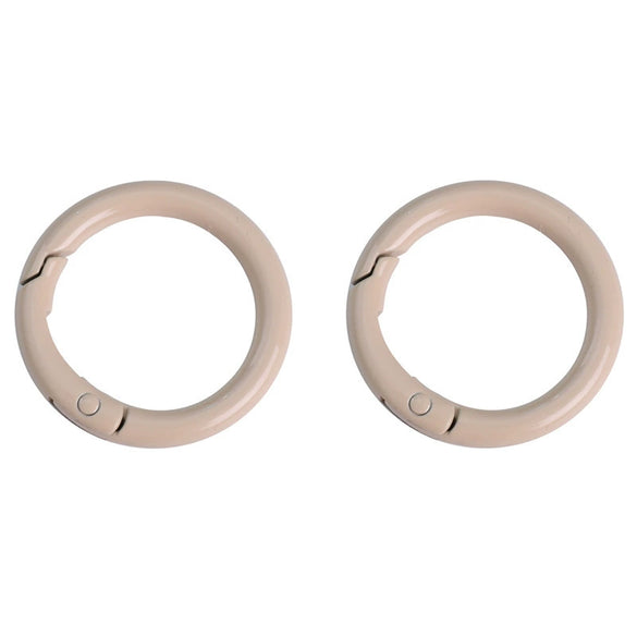 Alloy Geometric Round Spray Painted Mobile Phone Chain Key Chain Hook Buckle Ring