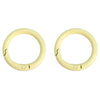 Alloy Geometric Round Spray Painted Mobile Phone Chain Key Chain Hook Buckle Ring