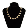 Alloy Geometric Shark Teeth Handmade Men's Necklace And Bracelet