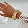 Alloy Geometric Simple Electroplated Bracelet Set