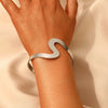 Alloy Geometric Simple Opening Bracelet Ring Jewelry With Electroplating