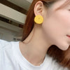 Alloy Geometric Smiley Asymmetric Electroplated Light Luxury Women's Earrings