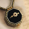 Alloy Geometric Snowflake And Sunflower Women's Ring With Electroplating Simple Fashion Ins Style