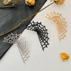 Alloy Geometric Spider Web Ear Bone Clip Earrings Electroplating Dark Style Exaggerated Sexy Hot Punk For Women