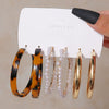 Alloy Geometric Spiral Electroplated Women's Earrings Set