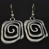 Alloy Geometric Spiral Hollow Square Electroplating Women's Earrings Creative Retro Style