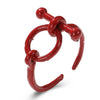 Alloy Geometric Spray Painted Silver Plated Fashion Ring For Women