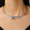 Alloy Geometric Spring Opening Bracelet Female Punk Style Electroplated