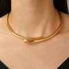 Alloy Geometric Spring Opening Bracelet Female Punk Style Electroplated
