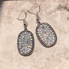 Alloy Geometric Star Earrings With Diamond Design Retro Style For Women