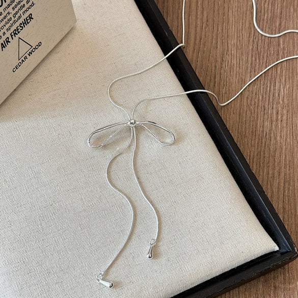 Alloy Geometric Starfish Pendant Necklace Electroplating Light Luxury Minimalist Collarbone Chain For Women