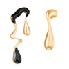 Alloy Geometric Stud Earrings With Electroplating For Women