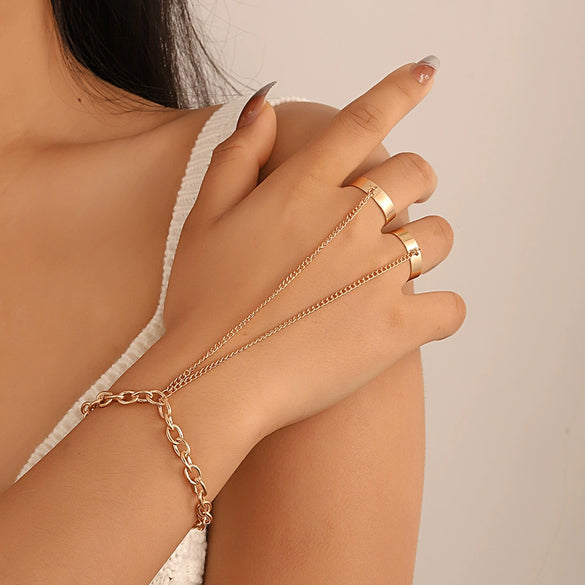 Alloy Geometric Style Electroplated Butterfly Love Finger Ring For Women