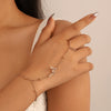 Alloy Geometric Style Electroplated Butterfly Love Finger Ring For Women