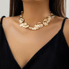 Alloy Geometric Style Electroplated Clavicle Chain Jewelry