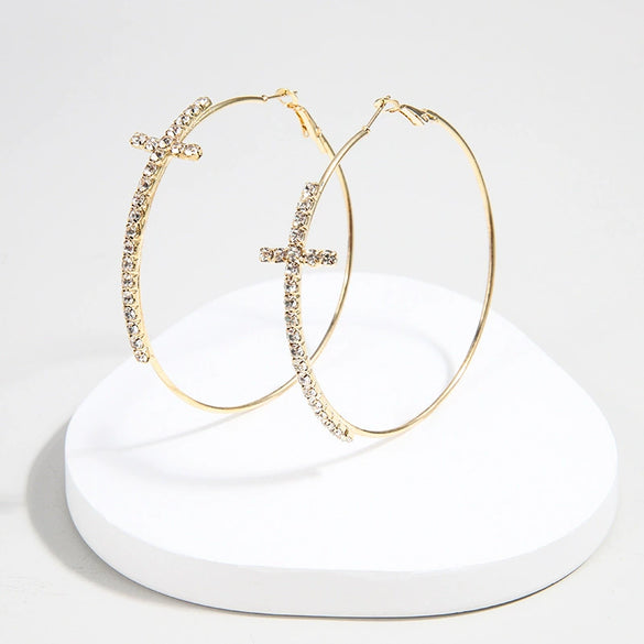 Alloy Geometric Style Electroplated Earrings For Women
