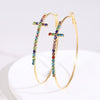 Alloy Geometric Style Electroplated Earrings For Women