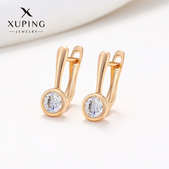 Alloy Geometric Style Electroplated Earrings For Women