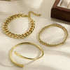 Alloy Geometric Style Electroplated Women's Bracelet