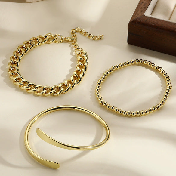 Alloy Geometric Style Electroplated Women's Bracelet