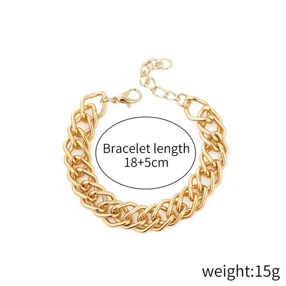 Alloy Geometric Style Electroplated Women's Bracelet