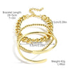 Alloy Geometric Style Electroplated Women's Bracelet