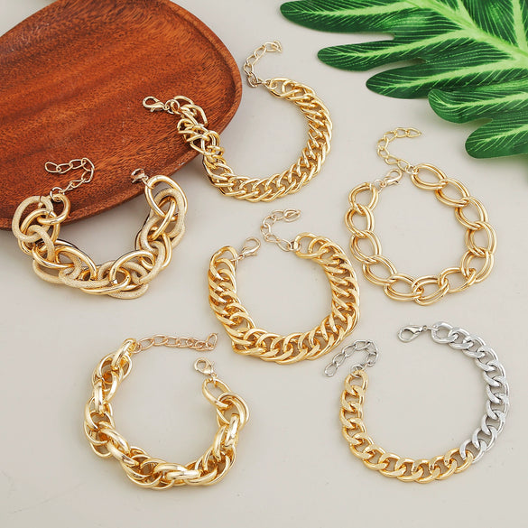 Alloy Geometric Style Electroplated Women's Bracelet