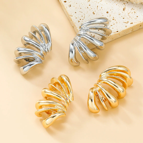 Alloy Geometric Style Electroplated Women's Earrings