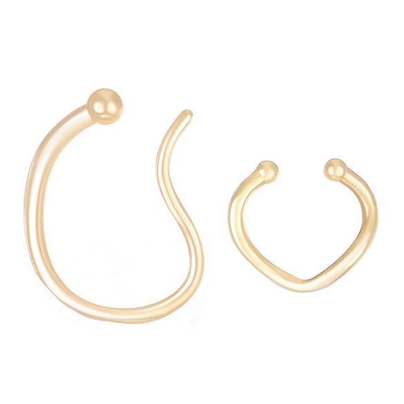 Alloy Geometric Style Electroplating Women's Ear Clips