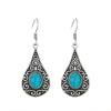 Alloy Geometric Style Pine Stone Turquoise Tassel Women's Earrings