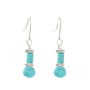 Alloy Geometric Style Pine Stone Turquoise Tassel Women's Earrings