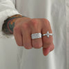 Alloy Geometric Ushaped Purely Handmade Men's Ring And Bracelet