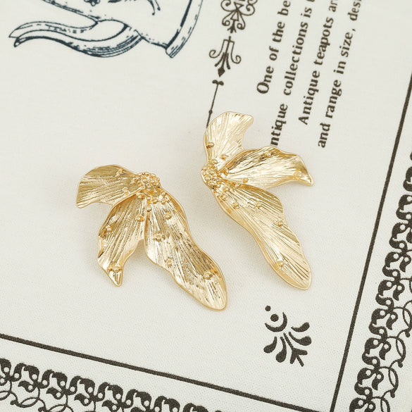 Alloy Geometric Vintage Earrings For Women With Electroplating Treatment