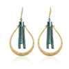 Alloy Geometric Vintage Earrings For Women With Electroplating Treatment