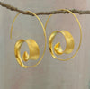 Alloy Geometric Vintage Round Spiral Leaf Women's Earrings
