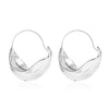 Alloy Geometric Water Drop Earrings For Women With Retro Style And Electroplating Processing