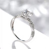 Alloy Geometric Women's Diamond Ring 18K Rose Goldplated Electroplated