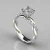 Alloy Geometric Women's Diamond Ring 18K Rose Goldplated Electroplated