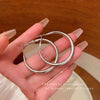 Alloy Geometric Women's Earrings With Electroplating