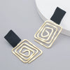 Alloy Geometric Women's Retro Cold Style Electroplated Earrings