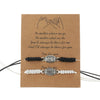 Alloy Geometric Woven Sports Adjustable Couple Bracelet With Electroplating
