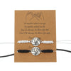Alloy Geometric Woven Sports Adjustable Couple Bracelet With Electroplating