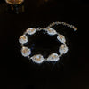 Alloy Geometric Zircon Women's Minimalist Adjustable Bracelet