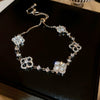 Alloy Geometric Zircon Women's Minimalist Adjustable Bracelet