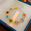 Alloy Geometric Zircon Women's Minimalist Adjustable Bracelet