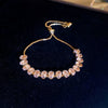 Alloy Geometric Zircon Women's Minimalist Adjustable Bracelet