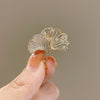 Alloy Ginkgo Leaf Brooch Electroplated Women's Natural Style Shirt Suit Accessory Pin