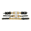 Alloy Glass Beads Geometric Handmade Unisex Imitation Crystal Rice Beads Bracelet