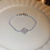 Alloy Gold Electroplated Butterfly Pearl Women's Bracelet With Animal Pattern
