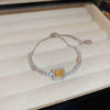 Alloy Gold Electroplated Butterfly Pearl Women's Bracelet With Animal Pattern